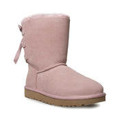 UGG Short Continuity Bow Pink Crystal Boots - Women's