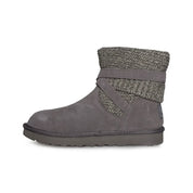 UGG Purl Strap Charcoal Boots - Women's