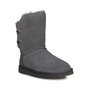 UGG Short Turnlock Charcoal Boots - Women's