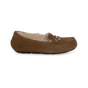 UGG Ansley Bow Brilliant Chestnut Slippers