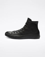 Converse Chuck Taylor All Star Leather High Top Black Mono 135251C