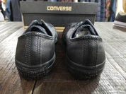 Converse Chuck Taylor All Star Leather Low Top Black Mono 135253C