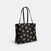 Coach Outlet Mollie Tote Bag With Bow Print