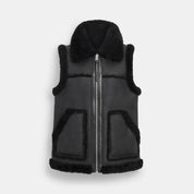 Coach Outlet Reversible Shearling Vest