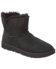 UGG Classics Cuff Mini Suede & Shearling Boot