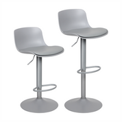 YOUNIKE Bar Stools Modern PU Leather Adjustable Swivel Stools