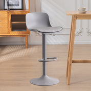 YOUNIKE Bar Stools Modern PU Leather Adjustable Swivel Stools