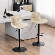 YOUNIKE Bar Stools with Back Set of 2