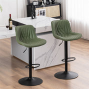 YOUNIKE Bar Stools with Back Set of 2