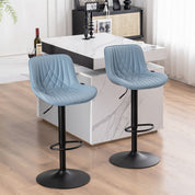 YOUNIKE Bar Stools with Back Set of 2