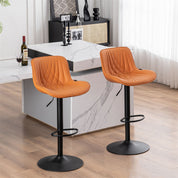 YOUNIKE Bar Stools with Back Set of 2