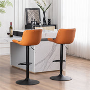 YOUNIKE Bar Stools with Back Set of 2