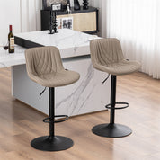 YOUNIKE Bar Stools with Back Set of 2