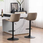 YOUNIKE Bar Stools with Back Set of 2