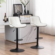 YOUNIKE Bar Stools with Back Set of 2