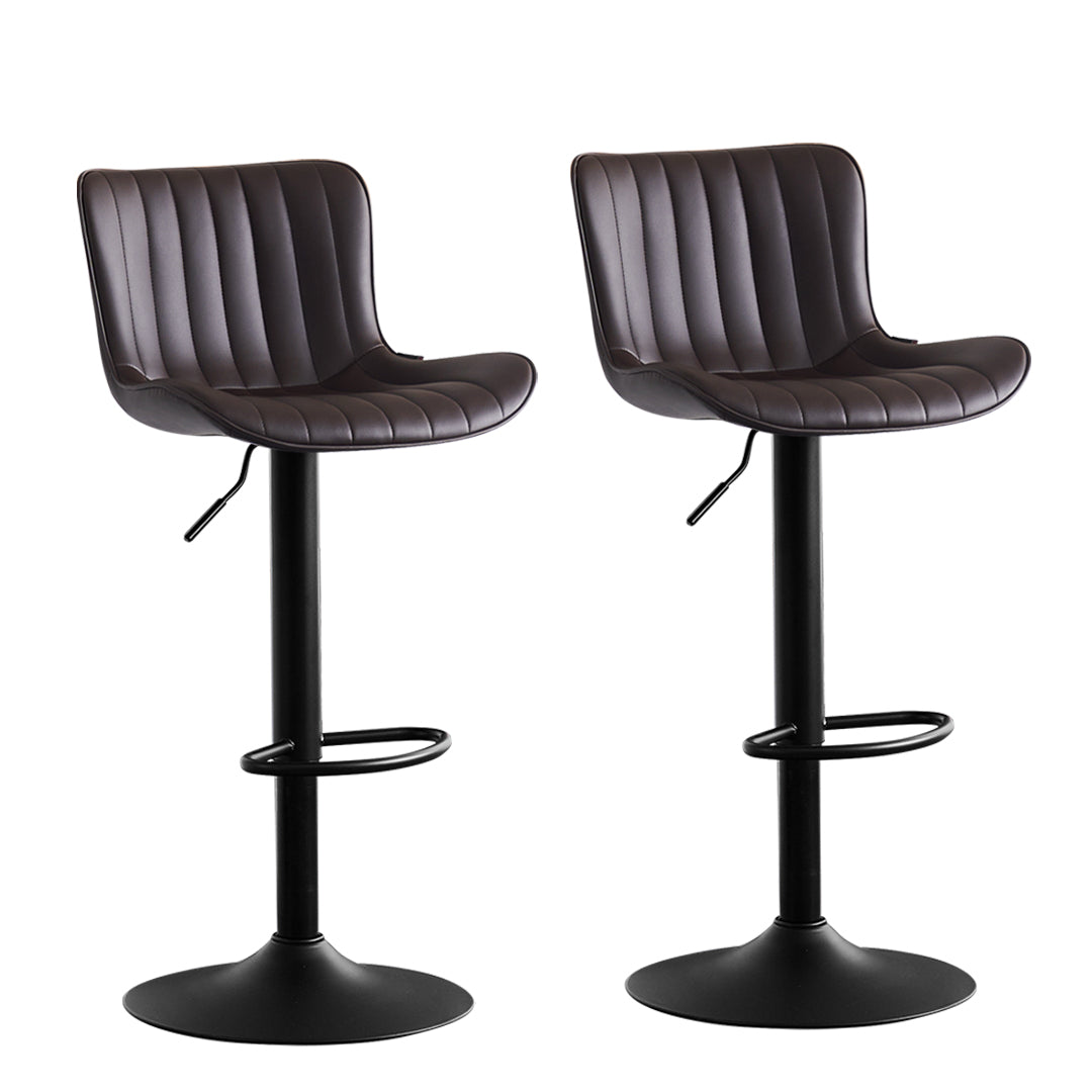 YOUNIKE Modern Bar Stools Adjustable Counter Height Swivel Stools