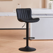 YOUNIKE Modern Bar Stools Adjustable Counter Height Swivel Stools