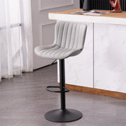 YOUNIKE Modern Bar Stools Adjustable Counter Height Swivel Stools