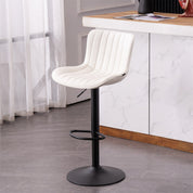 YOUNIKE Modern Bar Stools Adjustable Counter Height Swivel Stools