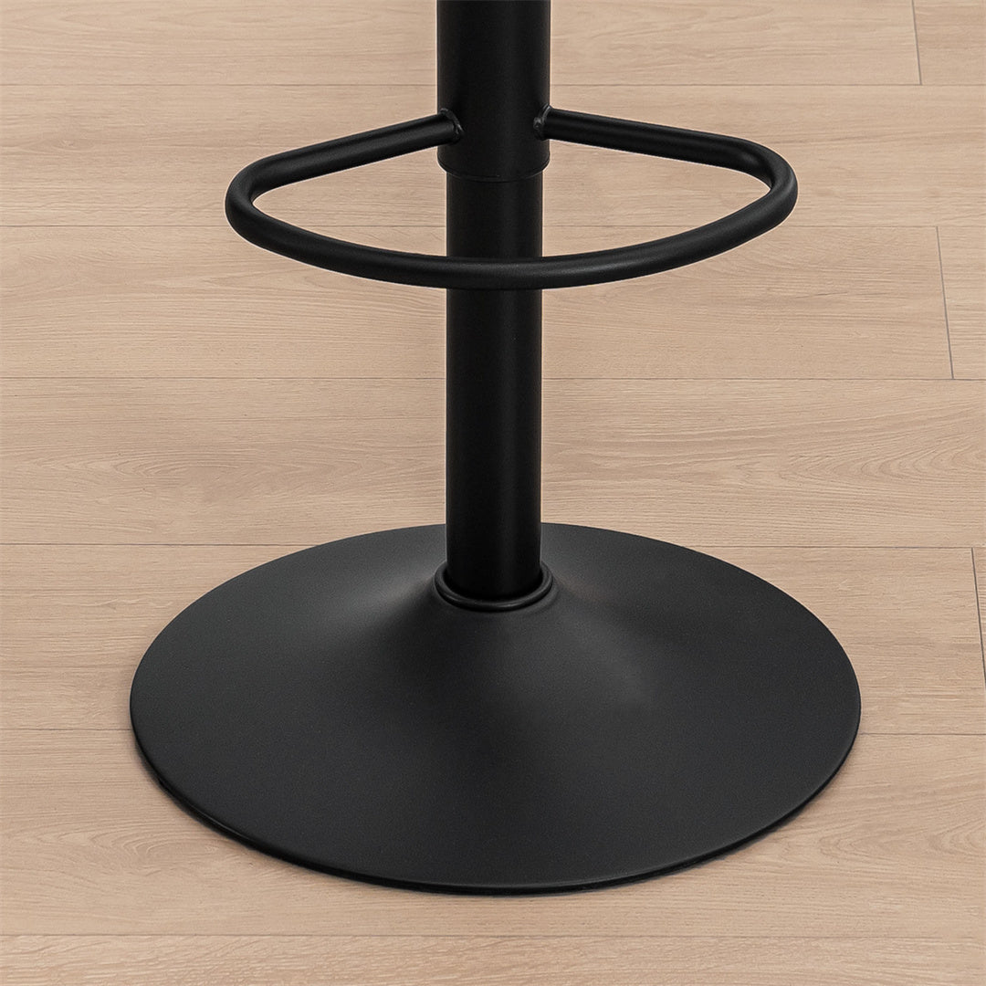 YOUNIKE Modern Bar Stools Adjustable Counter Height Swivel Stools