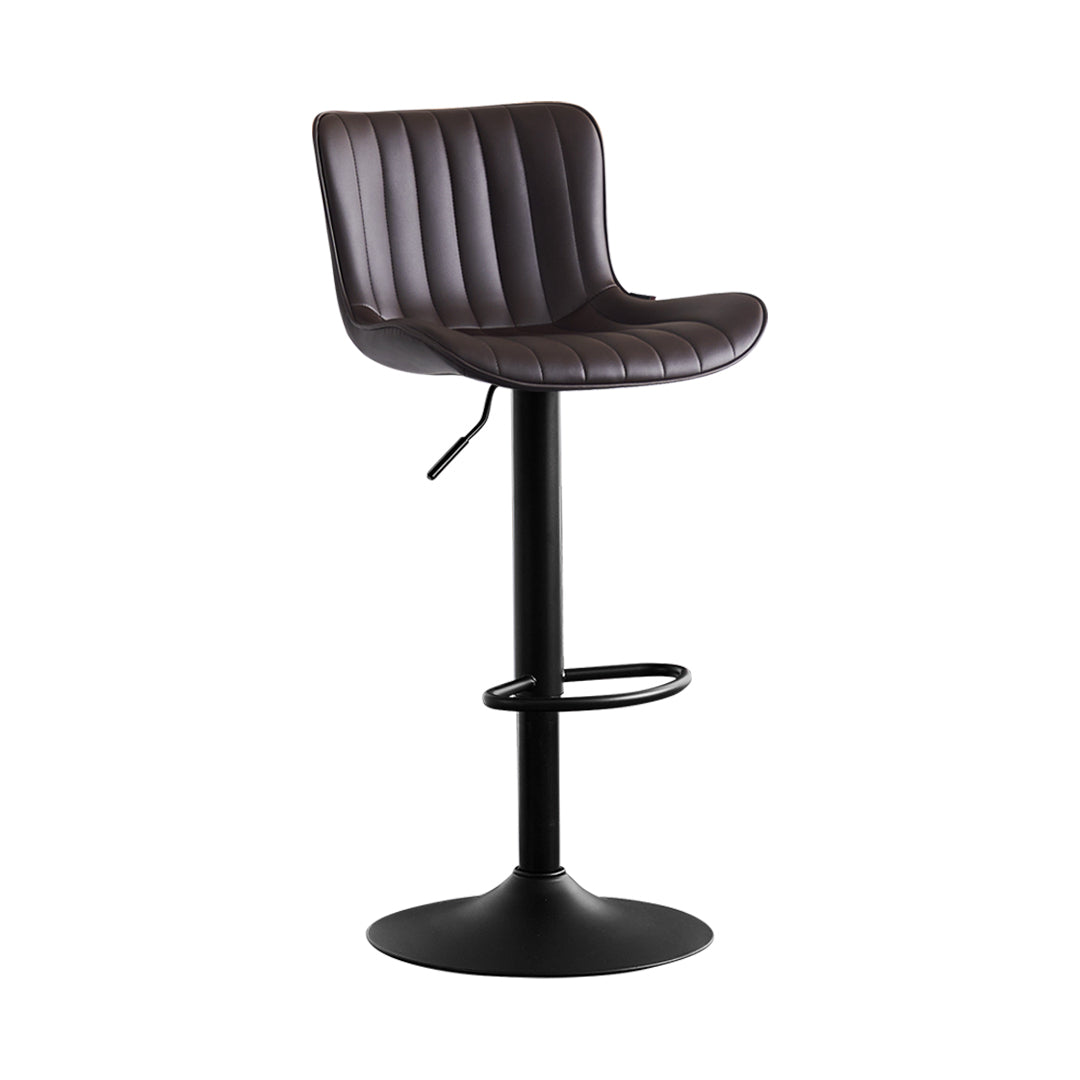 YOUNIKE Modern Bar Stools Adjustable Counter Height Swivel Stools