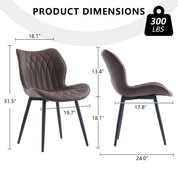 YOUNIKE Dining Chairs  PU Leather Living Room Chairs