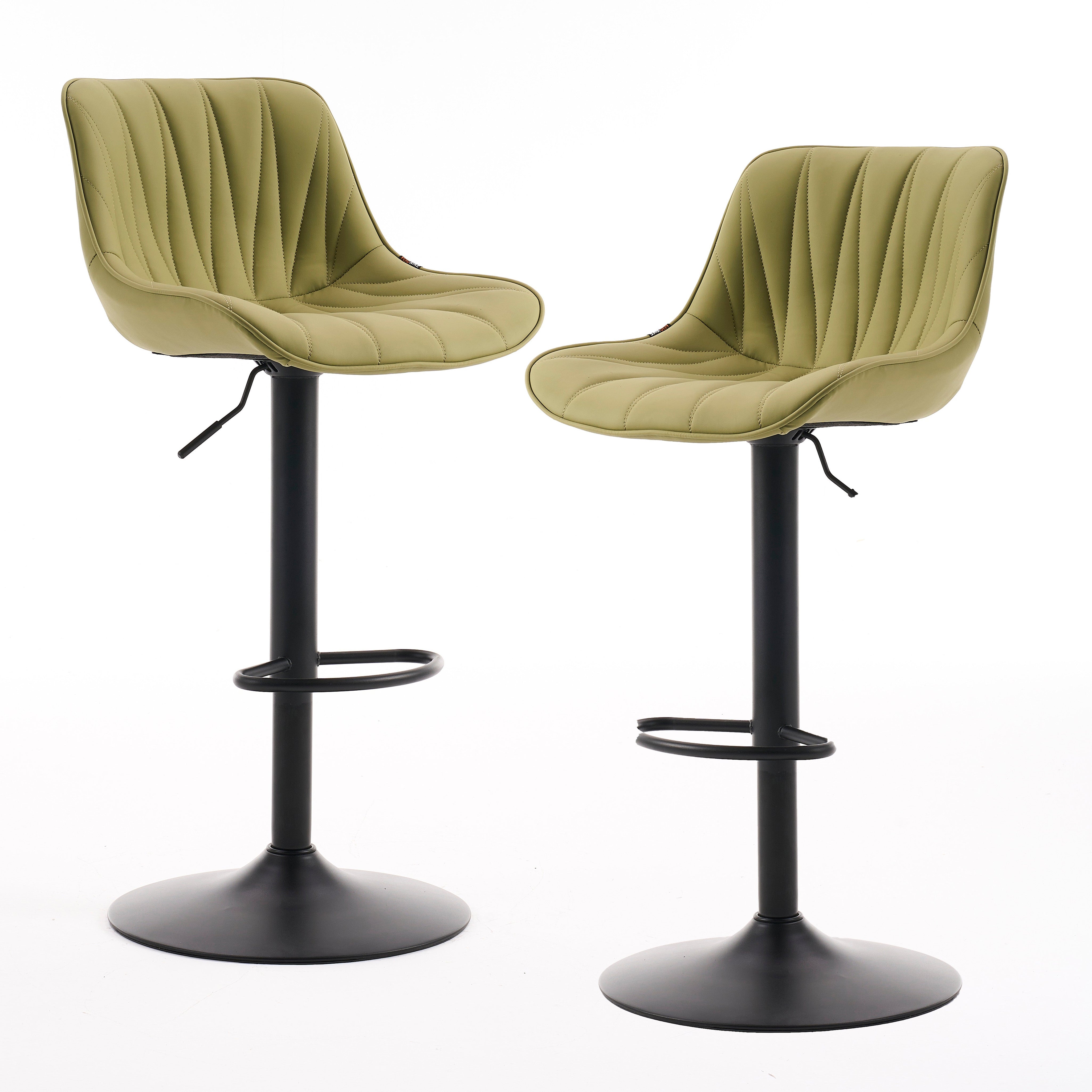 YOUNIKE Bar Stools Adjustable Swivel Bar Chairs