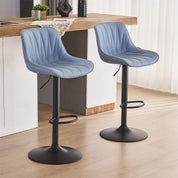 YOUNIKE Bar Stools Adjustable Swivel Bar Chairs