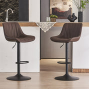 YOUNIKE Bar Stools Adjustable Swivel Bar Chairs