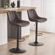 YOUNIKE Bar Stools Adjustable Swivel Bar Chairs