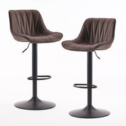 YOUNIKE Bar Stools Adjustable Swivel Bar Chairs