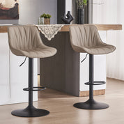 YOUNIKE Bar Stools Adjustable Swivel Bar Chairs