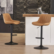 YOUNIKE Bar Stools Adjustable Swivel Bar Chairs