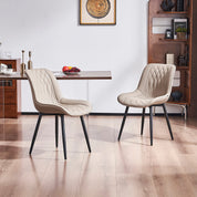 YOUNIKE Upholstered Dining Chairs Set of 2 Kitchen Chairs