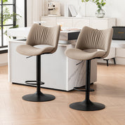 YOUNIKE Bar Stools Modern Counter Stools with Widened Back