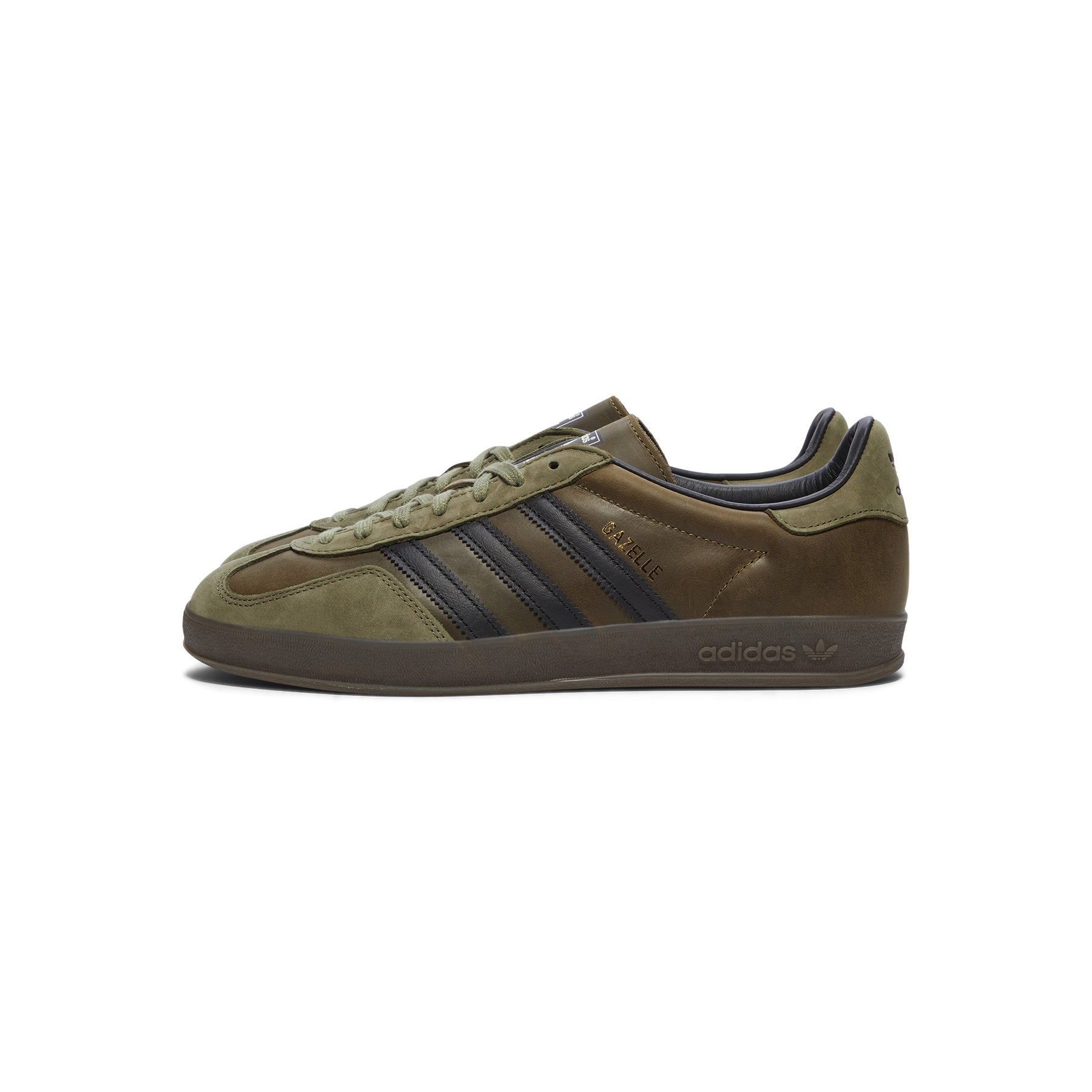 adidas Gazelle Indoor (Focus Olive/Core Black/Gum)