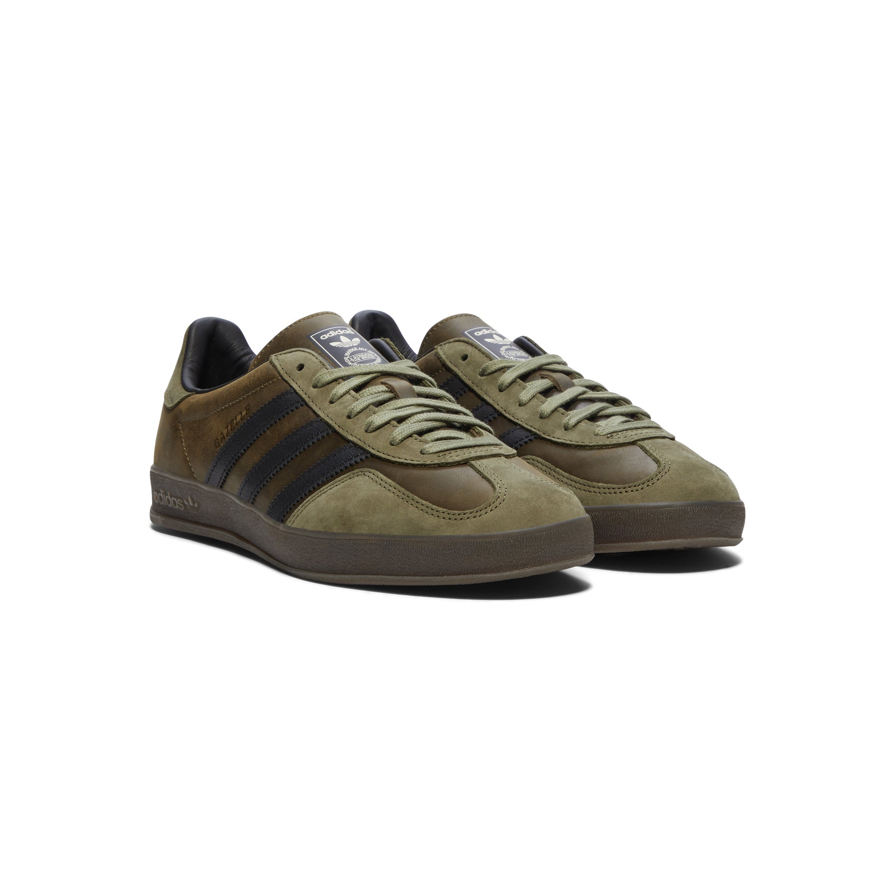 adidas Gazelle Indoor (Focus Olive/Core Black/Gum)