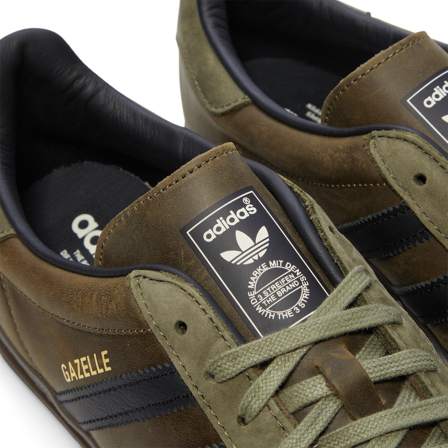 adidas Gazelle Indoor (Focus Olive/Core Black/Gum)