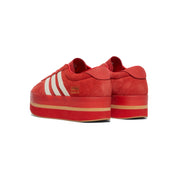 adidas Womens Gazelle Stack (Red/Cream White/Gold Metallic)