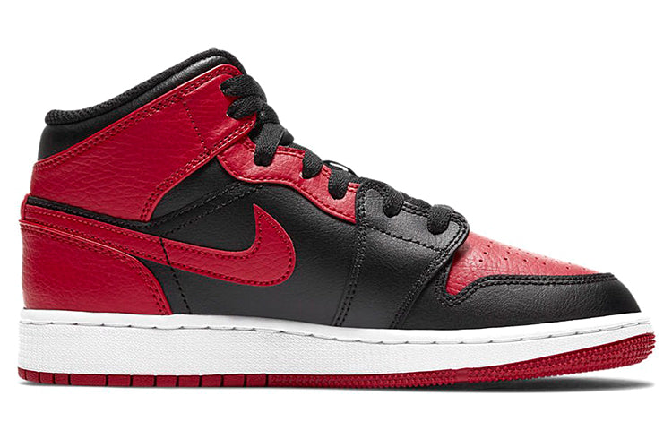 Air Jordan 1 Mid GS 'Banned' 554725-074