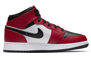 Air Jordan 1 Mid GS 'Chicago Black Toe' 554725-069