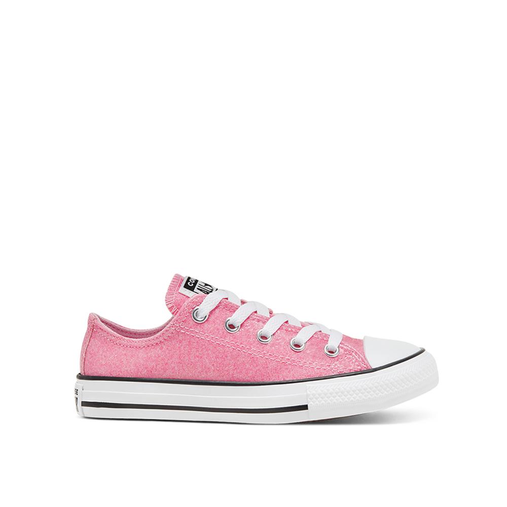 Converse Junior Glitter  CTAS Ox Cherry Blossom/Black/White 666895C