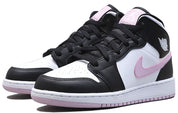 Air Jordan 1 Mid GS 'White Light Arctic Pink' 555112-103