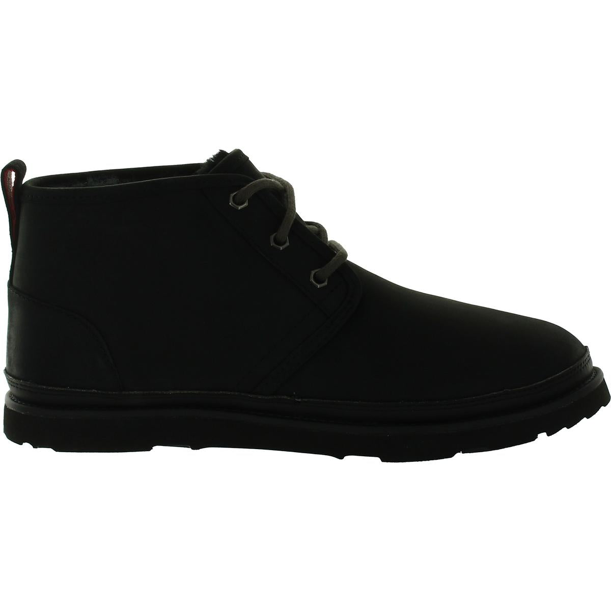 Neumel Weather Mens Leather Wool Chukka Boots