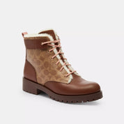 Coach Outlet Lorraine Bootie In Signature Canvas