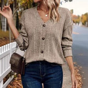 V-Neck Long Sleeve T-Shirt