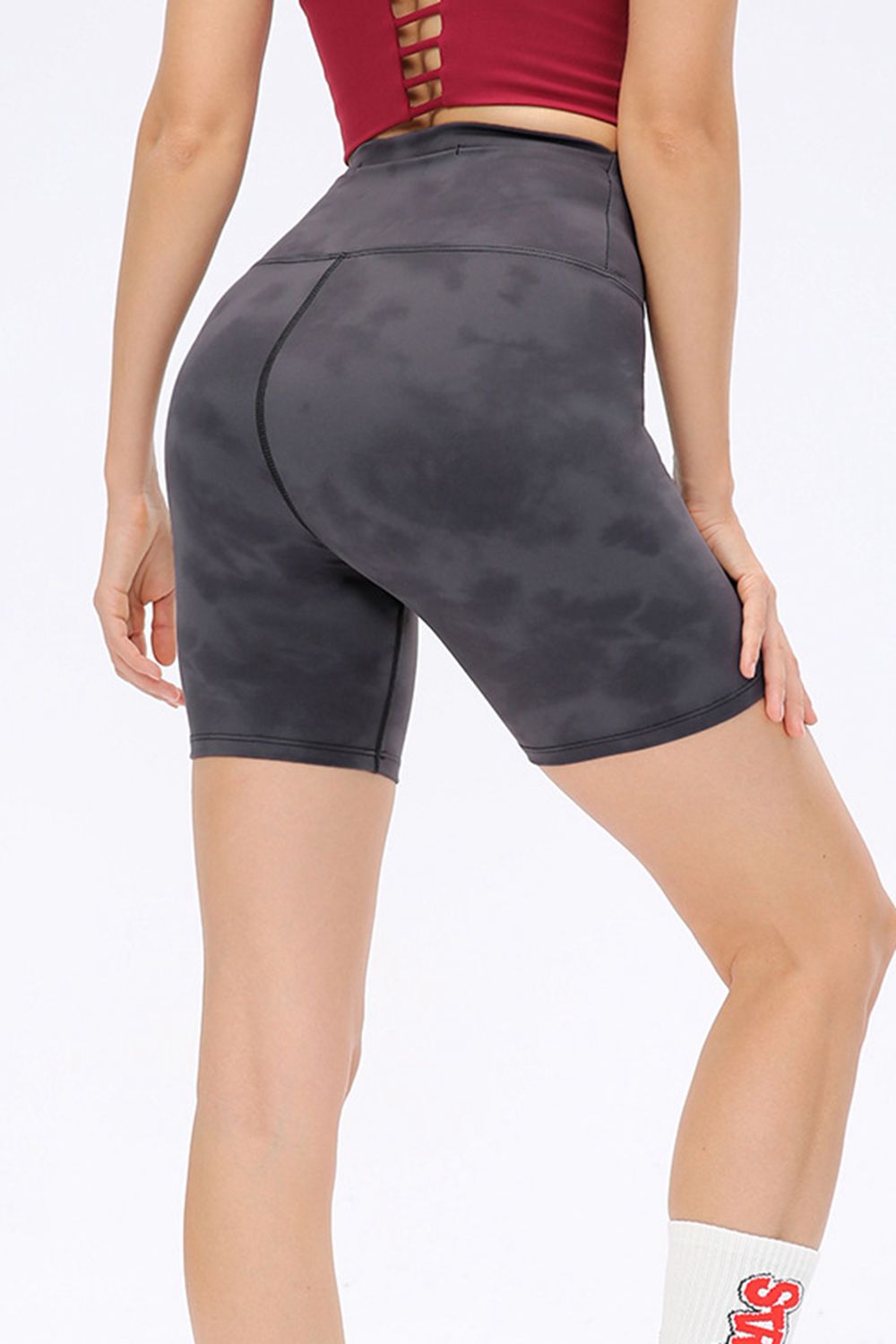 Wide Waistband Sports Shorts