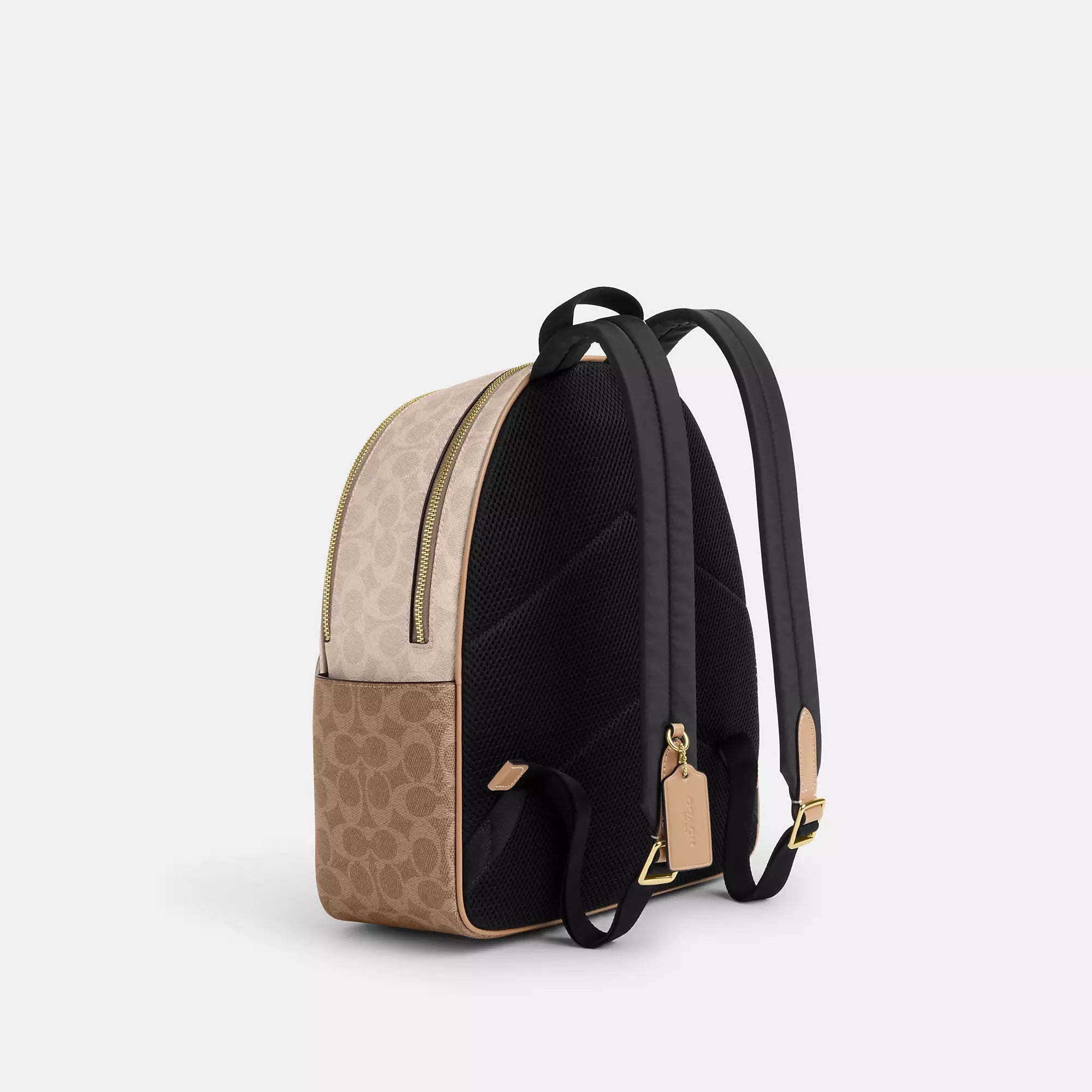 Coach Outlet Court Backpack In Blocked Signature Canvas