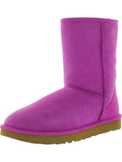 Classic Short II Womens Lined Suede Casual Boots