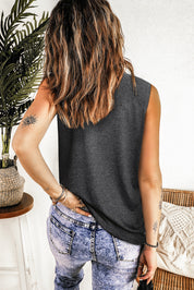 Graphic Round Neck Tank